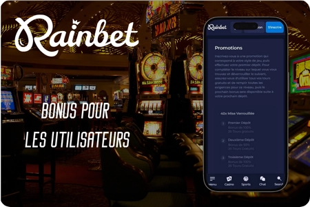 Bonus pour les utilisateurs Rainbet