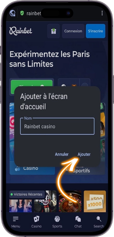 Rainbet app Android